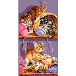 Canevas Royal Paris La pagaille des chatons