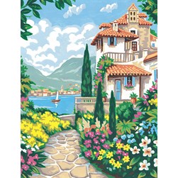 Canevas Margot Le chemin de la villa