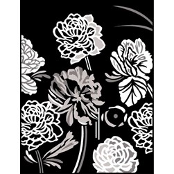 Canevas Margot Black grey white I