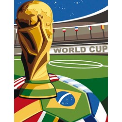 Canevas Margot Coupe du monde de foot