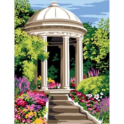 Canevas Margot Les marches du kiosque