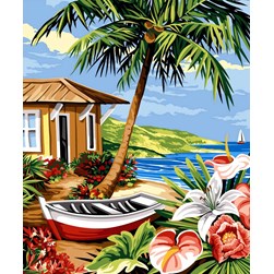 Canevas Margot Mon petit coin de paradis