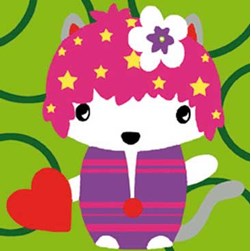 kit Canevas - Gros trous Margot Le bonnet rose de la souris