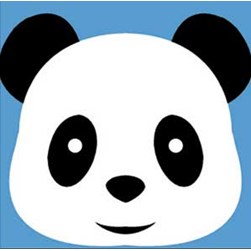 kit Canevas - Gros trous Margot Dessine moi un Panda