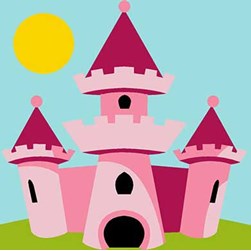 kit Canevas - Gros trous Margot Château de princesse