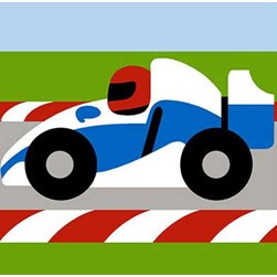 kit Canevas - Gros trous Margot Petite voiture de course