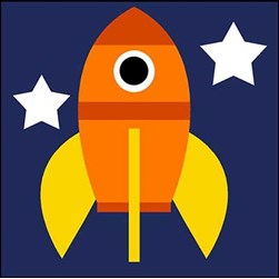 kit Canevas - Gros trous Margot En fusée