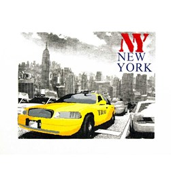 Kit broderie Traditionnelle Duftin Taxi New yorkais