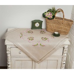 kit Nappe - Broderie Traditionnelle Duftin Bouquet noué