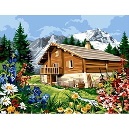 Canevas Margot Le chalet printanier