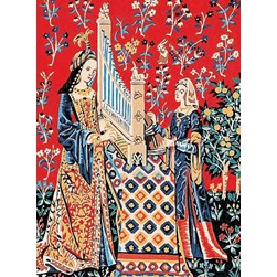 Canevas Margot Dame à la Licorne - l'Ouïe petit format