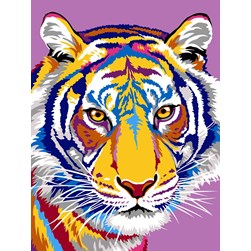 Canevas Margot Tigre en couleur