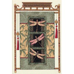 kit Point de croix Dimensions Libellules dragon