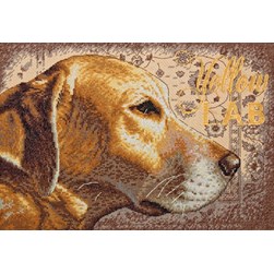 kit Point de croix Dimensions Profil de chien