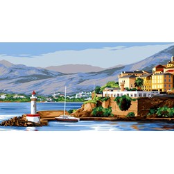 Canevas Margot Vue sur Bastia