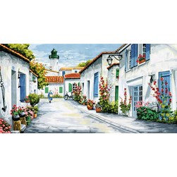 Canevas Margot Une rue Bretonne