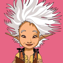 Coussin au demi point SEG Arthur et les minimoys