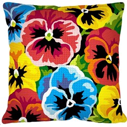 Coussin au demi point SEG Tout en pensées