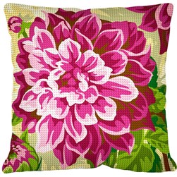 Coussin au demi point SEG Dalhia