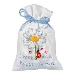 Sachets senteur à broder Vervaco Pâquerette et coccinelle
