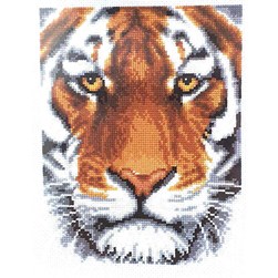 kit Point de croix Vervaco Tigre bengale