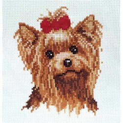 kit Point de croix Vervaco Yorshire coquet