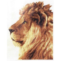 kit Point de croix Vervaco Le roi de la savane