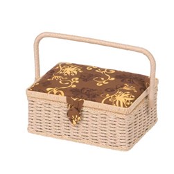 Boites à Couture en tissu FreeSpirit Osier aux fleurs d'or