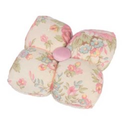 Coussin porte épingles floral