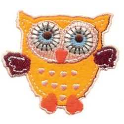 Motif thermocollant Milward Hibou Orange