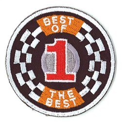 Motif thermocollant Milward Numéro 1 de la course