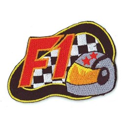 Motif thermocollant Milward Casque de F1