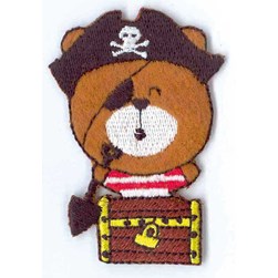 Motif thermocollant Milward Le coffre à trésor du pirate