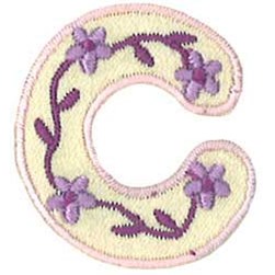 Motif thermocollant Milward La lettre C