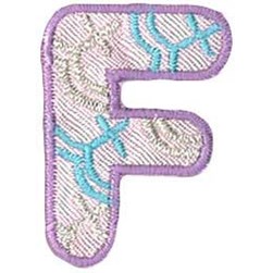 Motif thermocollant Milward La lettre F