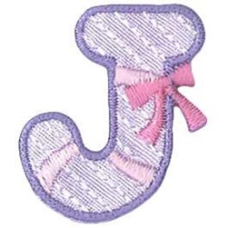 Motif thermocollant Milward La lettre J