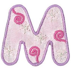 Motif thermocollant Milward La lettre M