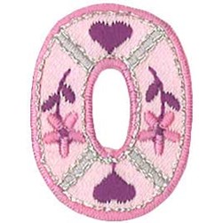 Motif thermocollant Milward La lettre O