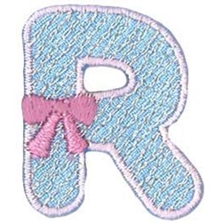 Motif thermocollant Milward La lettre R