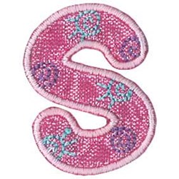 Motif thermocollant Milward La lettre S