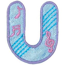 Motif thermocollant Milward La lettre U