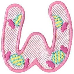 Motif thermocollant Milward La lettre W