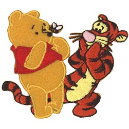 Motif thermocollant Milward Winnie et tigrou joueurs