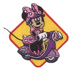 Motif thermocollant Milward Le scooter de Minnie