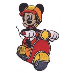 Motif thermocollant Milward Scooter de Mickey