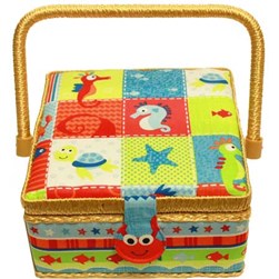 Boites à Couture en tissu RTO couleurs de la mer