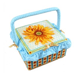 Boites à Couture en tissu RTO tournesol
