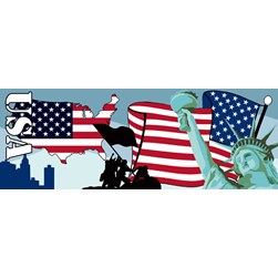 Canevas Luc Création Couleurs USA