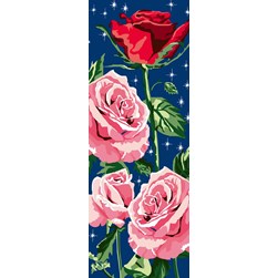 Canevas Luc Création Roses hivernales