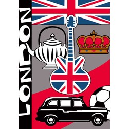 Canevas Luc Création Welcome to London